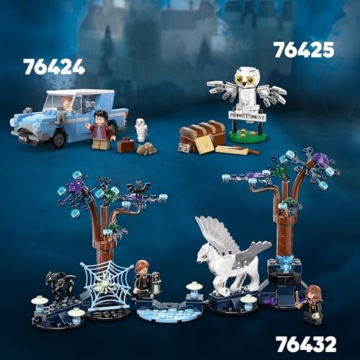 LEGO Harry Potter Der verbotene Wald: Magische Wesen Spielzeug mit Hermine und Ron-Figuren, Plus Fantasy-Tiere wie Seidenschnabel und Thestral, Geschenk für Kinder, Mädchen, Jungen ab 8 Jahren 76432 - 7