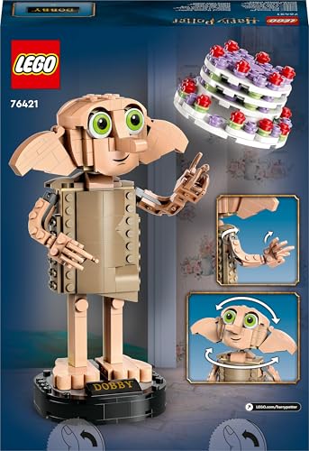 LEGO Harry Potter Dobby der Hauself Set, bewegliche ikonische Figur, Spielzeug, Schlafzimmer Accessoire & Deko, Charakter-Sammlung, Geschenk für Mädchen, Jungen, Teens und alle Fans ab 8 Jahren 76421 - 11