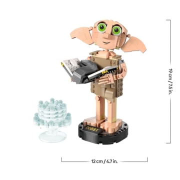 LEGO Harry Potter Dobby der Hauself Set, bewegliche ikonische Figur, Spielzeug, Schlafzimmer Accessoire & Deko, Charakter-Sammlung, Geschenk für Mädchen, Jungen, Teens und alle Fans ab 8 Jahren 76421 - 7