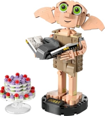 LEGO Harry Potter Dobby der Hauself Set, bewegliche ikonische Figur, Spielzeug, Schlafzimmer Accessoire & Deko, Charakter-Sammlung, Geschenk für Mädchen, Jungen, Teens und alle Fans ab 8 Jahren 76421 - 9
