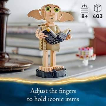Lego Harry Potter Dobby The House-Elf Building Toy Set, Build and Display Model of a Beloved Character from The Harry Potter Franchise, for 8 Year Old Boys' and Girls' Birthday, 76421 - 6