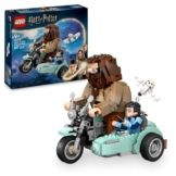 LEGO Harry Potter Hagrids und Harrys Motorradtour – Spielzeug mit Motorrad, Beiwagen & Eule Hedwig – Mit Minifiguren zum Sammeln – Kreatives Geschenk für Mädchen und Jungen ab 9 Jahren – 76443 - 1