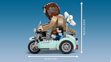 LEGO Harry Potter Hagrids und Harrys Motorradtour – Spielzeug mit Motorrad, Beiwagen & Eule Hedwig – Mit Minifiguren zum Sammeln – Kreatives Geschenk für Mädchen und Jungen ab 9 Jahren – 76443 - 8