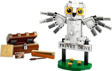 LEGO Harry Potter Hedwig im Ligusterweg 4 Set mit Spielzeug-Eule für Kinder, baubare Tier-Figur mit Hogwarts-Koffer, kleines Geschenk für Jungs, Mädchen und alle Fans ab 7 Jahren 76425 - 8