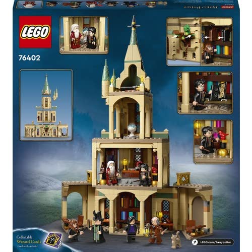 LEGO Harry Potter Hogwarts: Dumbledores Büro Set, Schloss-Erweiterung mit dem Schwert von Gryffindor, dem Sprechenden Hut, 6 Minifiguren Plus einen Baby-Phönix und tollen Räumen 76402 - 2