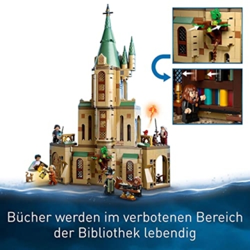 LEGO Harry Potter Hogwarts: Dumbledores Büro Set, Schloss-Erweiterung mit dem Schwert von Gryffindor, dem Sprechenden Hut, 6 Minifiguren Plus einen Baby-Phönix und tollen Räumen 76402 - 5