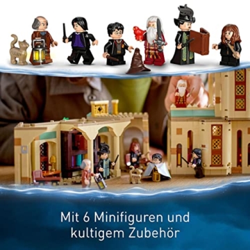 LEGO Harry Potter Hogwarts: Dumbledores Büro Set, Schloss-Erweiterung mit dem Schwert von Gryffindor, dem Sprechenden Hut, 6 Minifiguren Plus einen Baby-Phönix und tollen Räumen 76402 - 6