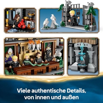 LEGO Harry Potter Landsitz der Familie Malfoy, Fantasy Spielzeug zum Sammeln und Ausstellen, Geschenk für Jungen, Mädchen und Fans der Zauberwelt, Geschenkidee mit 9 Minifiguren 76453 - 3
