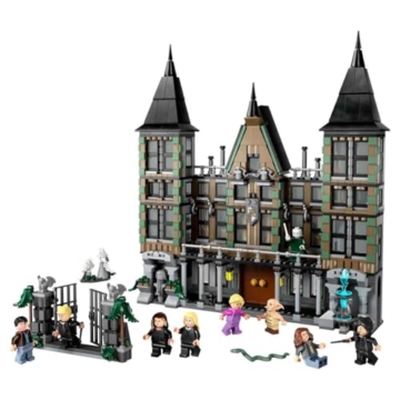 LEGO Harry Potter Landsitz der Familie Malfoy, Fantasy Spielzeug zum Sammeln und Ausstellen, Geschenk für Jungen, Mädchen und Fans der Zauberwelt, Geschenkidee mit 9 Minifiguren 76453 - 4