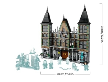 LEGO Harry Potter Landsitz der Familie Malfoy, Fantasy Spielzeug zum Sammeln und Ausstellen, Geschenk für Jungen, Mädchen und Fans der Zauberwelt, Geschenkidee mit 9 Minifiguren 76453 - 10