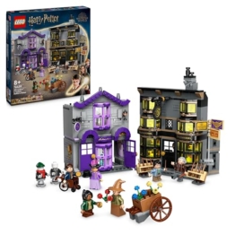 LEGO Harry Potter Ollivanders & Madam Malkins Anzüge, Läden aus der Winkelgasse, Spielset für Kinder, Zauberer-Spielzeug, Fantasy-Geschenke für Mädchen, Jungen und Fans ab 8 Jahren 76439 - 1
