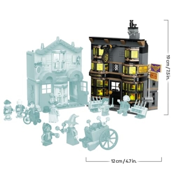 LEGO Harry Potter Ollivanders & Madam Malkins Anzüge, Läden aus der Winkelgasse, Spielset für Kinder, Zauberer-Spielzeug, Fantasy-Geschenke für Mädchen, Jungen und Fans ab 8 Jahren 76439 - 8