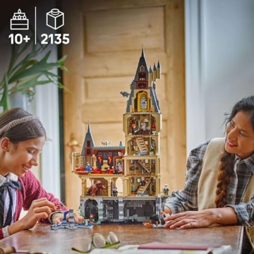 LEGO Harry Potter Schloss Hogwarts: Der Hauptturm - Spielzeug mit fliegendem Schlüssel, Zauberschachzimmer, 12 Minifiguren - Geschenk für Jungen, Mädchen & Erwachsene Fans ab 10 Jahren - 76454