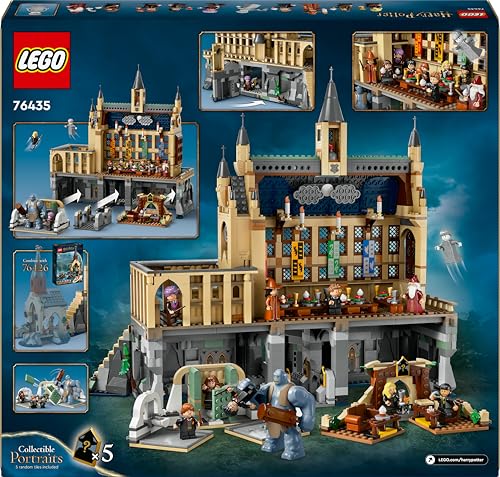 LEGO Harry Potter 76435 Schloss Hogwarts: Die Große Halle (2024) Box Rückseite