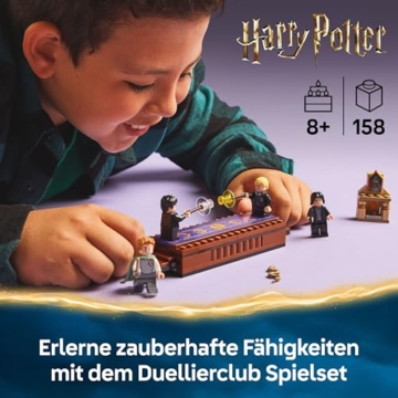 LEGO Harry Potter Schloss Hogwarts: Duellierclub, Bauset mit 4 Minifiguren inkl. Draco Malfoy, Gilderoy Lockhart & Severus Snape, Set mit Funktion zum Umstürzen für Jungen & Mädchen ab 8 Jahren 76441 - 2