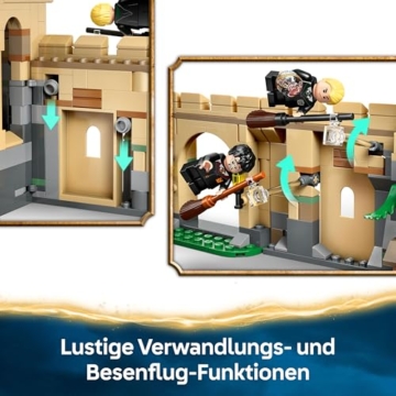 LEGO Harry Potter Schloss Hogwarts: Flugstunden, Abenteuer-Spielset mit 6 Minifiguren zum Sammeln, inkl. Draco Malfoy & Professor McGonagall, Rollenspiel Set für Jungen und Mädchen ab 9 Jahren 76447 - 5