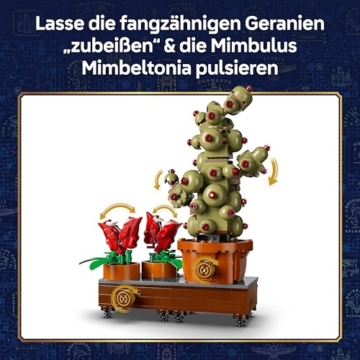 LEGO Harry Potter Schloss Hogwarts: Kräuterkunde-Pflanzen - interaktives Spielzeug - künstliche Topfpflanzen mit Blumen - DIY Deko - Geschenk für Mädchen, Jungen & Teenager-Fans ab 12 Jahren - 76474 - 5