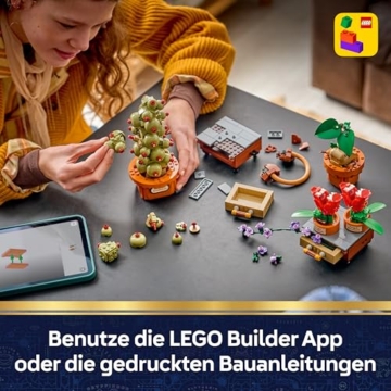 LEGO Harry Potter Schloss Hogwarts: Kräuterkunde-Pflanzen - interaktives Spielzeug - künstliche Topfpflanzen mit Blumen - DIY Deko - Geschenk für Mädchen, Jungen & Teenager-Fans ab 12 Jahren - 76474 - 6