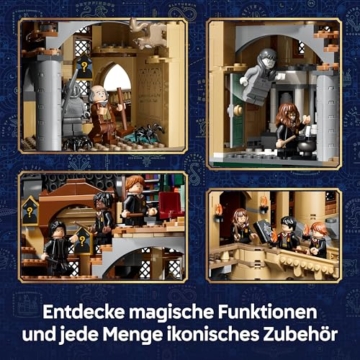 LEGO Harry Potter Schloss Hogwarts: Ostflügel Spielzeug - Miniatur Modellbausatz mit 13 Minifiguren & sammelbarem Patronus - DIY Deko - Geschenkidee für Mädchen, Jungen & Fans ab 10 Jahren - 76473 - 3