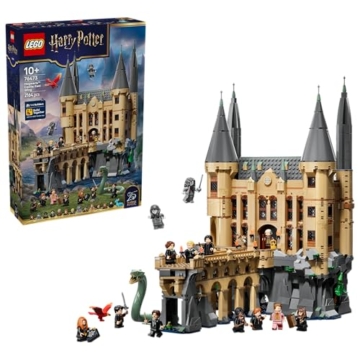 LEGO Harry Potter Schloss Hogwarts: Ostflügel Spielzeug - Miniatur Modellbausatz mit 13 Minifiguren & sammelbarem Patronus - DIY Deko - Geschenkidee für Mädchen, Jungen & Fans ab 10 Jahren - 76473 - 1