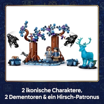 LEGO Harry Potter Verbotener Wald: Expecto Patronum Spielzeug - Modell mit 2 Dementoren, Hirsch und 2 Minifiguren inkl. Sirius Black - Geschenk für Mädchen, Jungen & Fans ab 7 Jahren - 76475 - 6