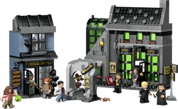 LEGO Harry Potter Zaubererläden in der Winkelgasse Spielzeug - Miniatur Modellbau mit 8 Minifiguren & sammelbarem Patronus - Kinderzimmer Deko - Geschenk für Mädchen, Jungen & Fans ab 8 Jahren - 76471 - 11