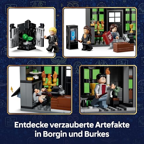 LEGO Harry Potter Zaubererläden in der Winkelgasse Spielzeug - Miniatur Modellbau mit 8 Minifiguren & sammelbarem Patronus - Kinderzimmer Deko - Geschenk für Mädchen, Jungen & Fans ab 8 Jahren - 76471 - 3