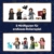 LEGO Harry Potter Zaubererläden in der Winkelgasse Spielzeug - Miniatur Modellbau mit 8 Minifiguren & sammelbarem Patronus - Kinderzimmer Deko - Geschenk für Mädchen, Jungen & Fans ab 8 Jahren - 76471 - 6