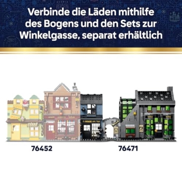 LEGO Harry Potter Zaubererläden in der Winkelgasse Spielzeug - Miniatur Modellbau mit 8 Minifiguren & sammelbarem Patronus - Kinderzimmer Deko - Geschenk für Mädchen, Jungen & Fans ab 8 Jahren - 76471 - 7