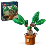 LEGO Harry Potter Zaubertrankpflanze: Alraune, Pflanzen-Spielzeug mit Topf, magisches Geschenk für Mädchen, Jungen und alle Fans, Spielset für fantasievolle Kinder, Wohn-Deko 76433 - 1