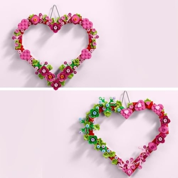 LEGO Iconic Herz-Deko - Spielzeug für Kinder - Geschenk für Mädchen und Jungen ab 9 Jahren - Deko Wohnzimmer - Geschenkidee zum Geburtstag - Modellbau Herz Ornament zum Bauen und Ausstellen 40638 - 3