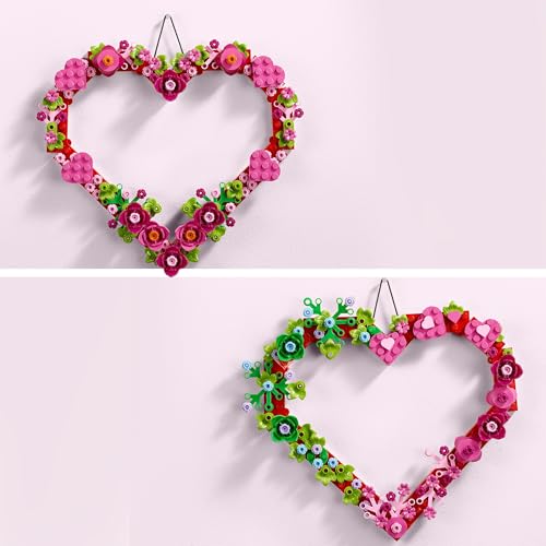 LEGO Iconic Herz-Deko - Spielzeug für Kinder - Geschenk für Mädchen und Jungen ab 9 Jahren - Deko Wohnzimmer - Geschenkidee zum Geburtstag - Modellbau Herz Ornament zum Bauen und Ausstellen 40638 - 3