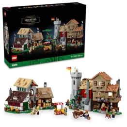 LEGO Icons 10332 Mittelalterlicher Stadtplatz Wohndekoration für Erwachsene - 1