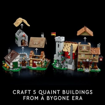 LEGO Icons 10332 Mittelalterlicher Stadtplatz Wohndekoration für Erwachsene - 4
