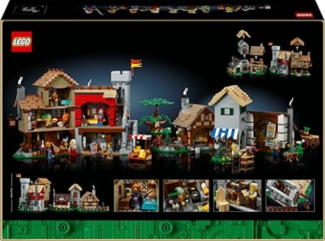 LEGO Icons 10332 Mittelalterlicher Stadtplatz Wohndekoration für Erwachsene - 9