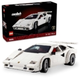 LEGO Icons 10337 Lamborghini Countach 5000 Quattrovalvole - Seltenes Set für Sammler | Detailliertes Modell mit Flügeltüren | 1980er Supersportwagen Auto Fans - 1