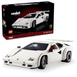 LEGO Icons 10337 Lamborghini Countach 5000 Quattrovalvole - Seltenes Set für Sammler | Detailliertes Modell mit Flügeltüren | 1980er Supersportwagen Auto Fans - 1