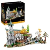 LEGO Icons Der Herr Der Ringe: Bruchtal - Modellbau für Erwachsene - Kreatives Spielzeug mit 15 Minifiguren mit Gandalf, Legolas, Aragorn & Frodo - Kontruktionsspielzeug zum Sammeln - 10316 - 1