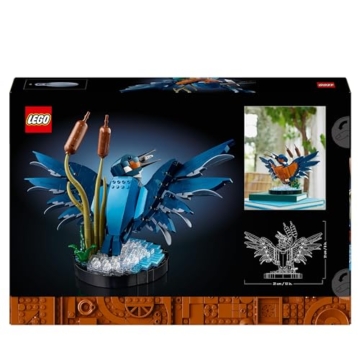 LEGO Icons 10331 „Eisvogel“ – Natur fürs Regal Box