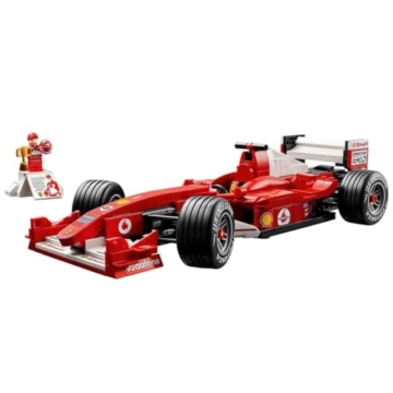 LEGO Icons Ferrari F2004 und Michael Schumacher - F1 Rennwagen Modellbau für Erwachsene - F1 Modellauto Set mit V10-Motor & sammelbarer Fahrer Minifigur - Formel 1 Geschenk zum Vatertag - 11375 - 4