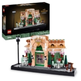 LEGO Icons Französisches Café - Deko fürs Wohnzimmer oder Büro - Bauset für Erwachsene inkl. pittoresker Fassade, aufgehängten Blumentöpfen und Stühlen - Geschenk für Männer & Frauen 10362 - 1