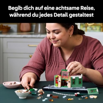LEGO Icons Französisches Café - Deko fürs Wohnzimmer oder Büro - Bauset für Erwachsene inkl. pittoresker Fassade, aufgehängten Blumentöpfen und Stühlen - Geschenk für Männer & Frauen 10362 - 3
