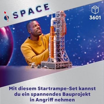 LEGO Icons NASA Artemis Startrampe, Geschenk, Dekoration fürs Wohnzimmer oder Büro, Bauset für Erwachsene, mit Orion-Raumkapsel und Startrampe, Sammlerstück 10341 - 2