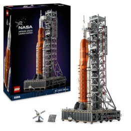 LEGO Icons NASA Artemis Startrampe, Geschenk, Dekoration fürs Wohnzimmer oder Büro, Bauset für Erwachsene, mit Orion-Raumkapsel und Startrampe, Sammlerstück 10341 - 1