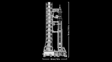 LEGO Icons NASA Artemis Startrampe, Geschenk, Dekoration fürs Wohnzimmer oder Büro, Bauset für Erwachsene, mit Orion-Raumkapsel und Startrampe, Sammlerstück 10341 - 9