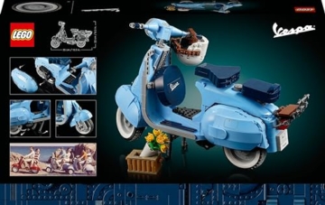 LEGO Icons Vespa 125, Motorrad-Modell zum Bauen, Vintage Roller aus Italien, Modellbausatz für Erwachsene, Austellungsstück als Zimmer-Deko, Geschenke für Frauen und Männer 10298 - 13