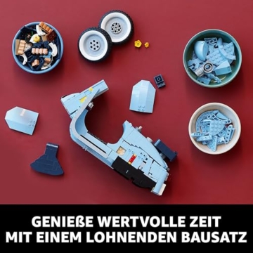 LEGO Icons Vespa 125, Motorrad-Modell zum Bauen, Vintage Roller aus Italien, Modellbausatz für Erwachsene, Austellungsstück als Zimmer-Deko, Geschenke für Frauen und Männer 10298 - 5