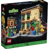 Lego Ideas 123 Bausatz Sesamstraße 21324, tolles BAU- und Schaumodell für Erwachsene mit Elmo, Keksmonster, Oscar The Grouch, Bert, Ernie und Big Bird, New 2021 (1.367 Teile) - 1