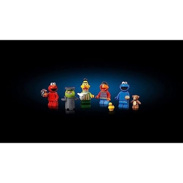 Lego Ideas 123 Bausatz Sesamstraße 21324, tolles BAU- und Schaumodell für Erwachsene mit Elmo, Keksmonster, Oscar The Grouch, Bert, Ernie und Big Bird, New 2021 (1.367 Teile) - 4