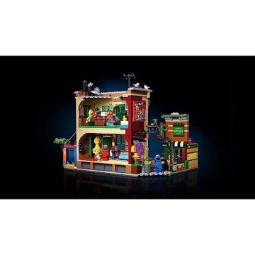 Lego Ideas 123 Bausatz Sesamstraße 21324, tolles BAU- und Schaumodell für Erwachsene mit Elmo, Keksmonster, Oscar The Grouch, Bert, Ernie und Big Bird, New 2021 (1.367 Teile) - 5